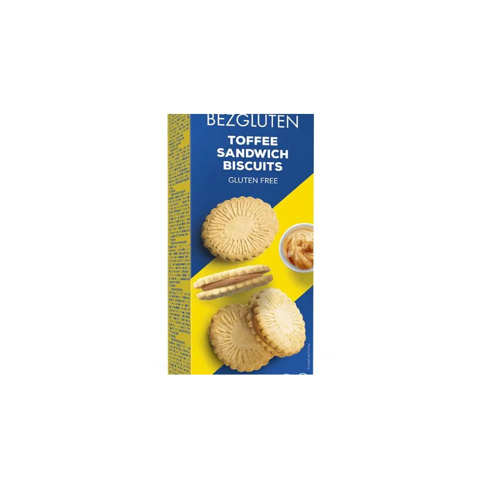 Печиво Bezgluten Toffee Sendwich б/гл 200гр  арт. 08804 