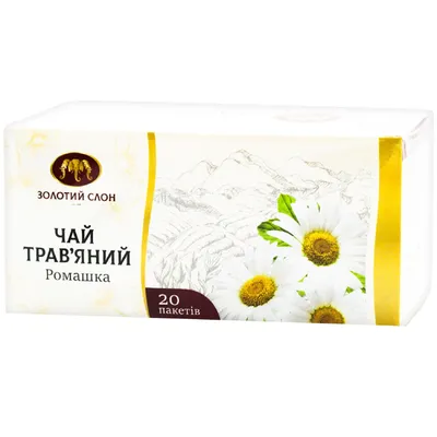 Чай Золотий слон Ромашка 20пак  арт. 10839