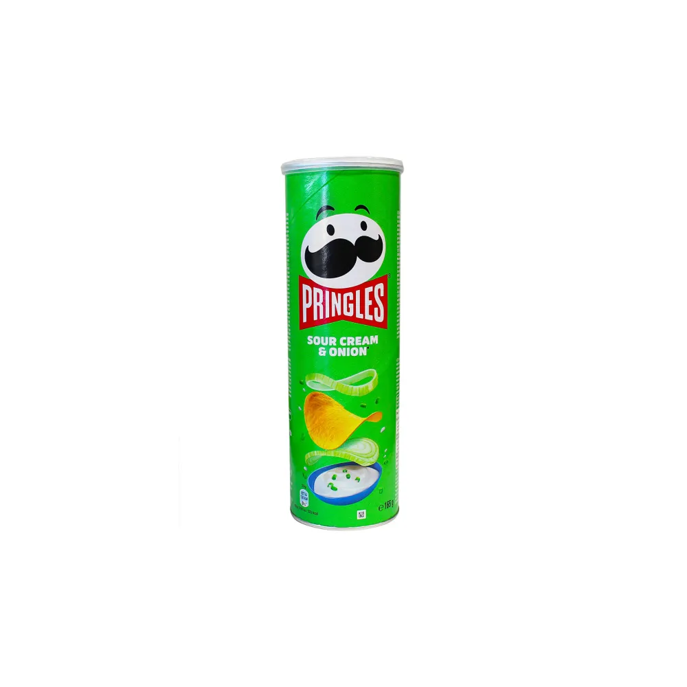 Чипси Pringles з соусом та зеленою цибулею 165гр  арт. 00051 