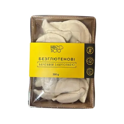 Вареники Інше Тісто з картоплею б/гл 350гр  арт. 08298