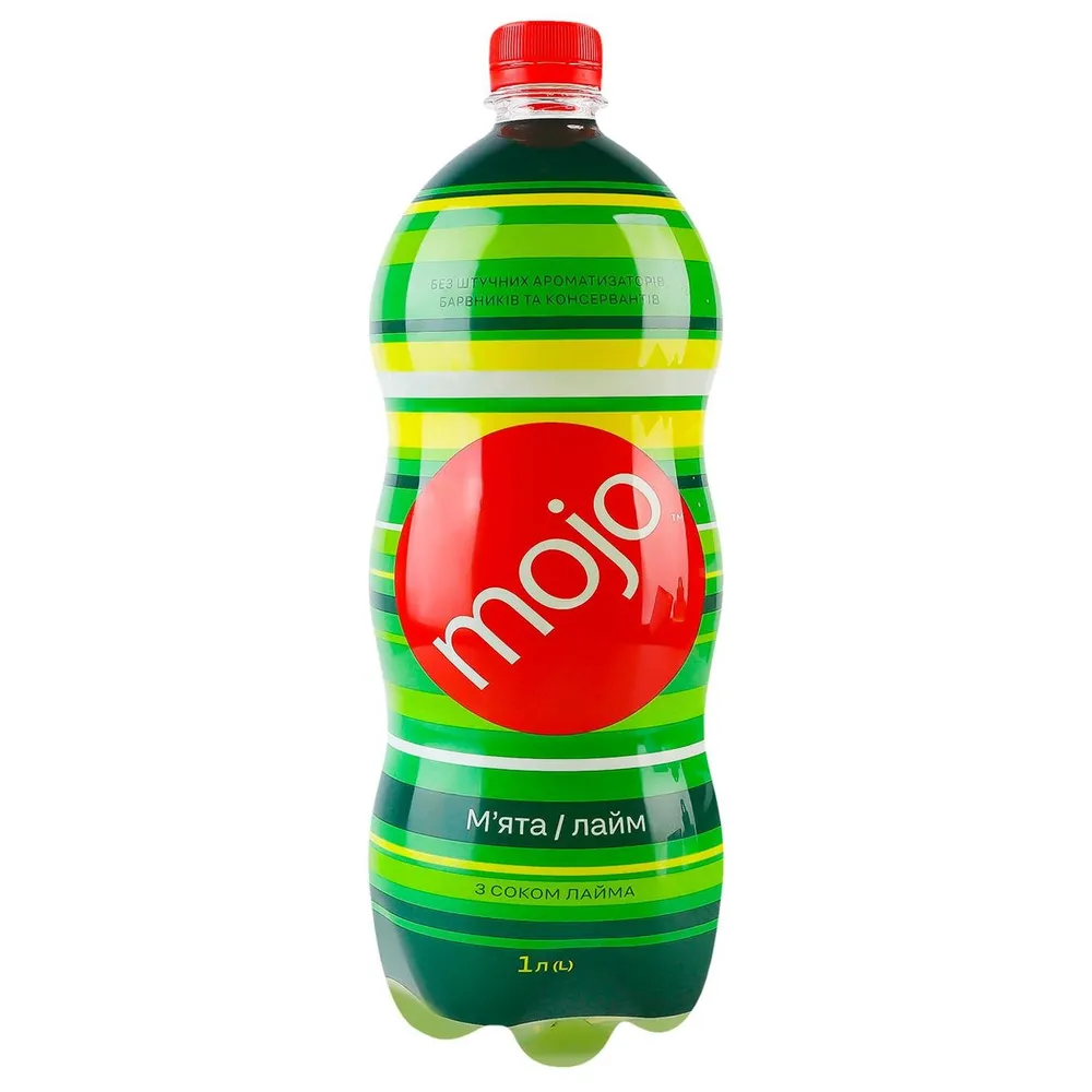 Напій газований Mojo Mint/lime 1л  арт. 06993 
