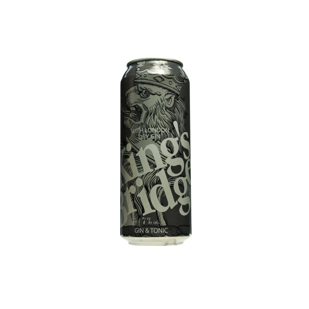 Напій слабоалкогольний Kings Bridge Gin & Tonic 0.5л  арт. 01191 