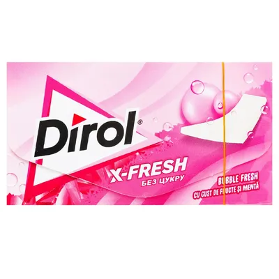 Жуйка Dirol X-fresh бабл фреш (пластинки) 13,5гр  арт. 10070