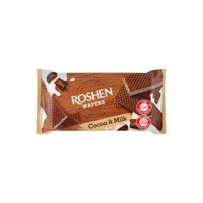 Вафля Roshen Wafers какао-молоко 216гр  арт. 08509