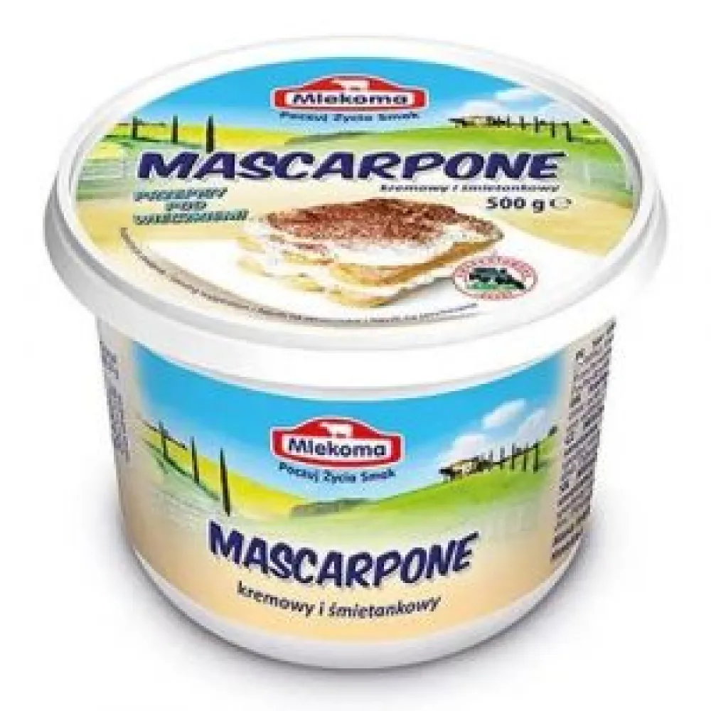 Крем-сир Mlekoma Маскарпоне 500гр  арт. 07713 