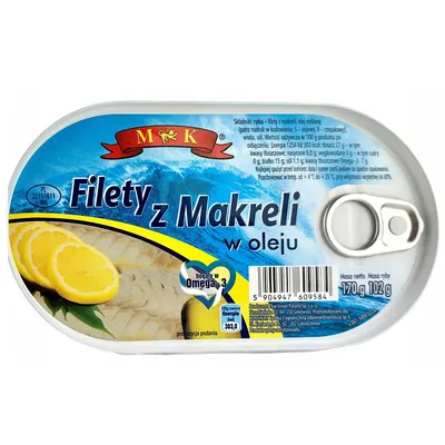 Філе макрелі M&K 170гр  арт. 01559