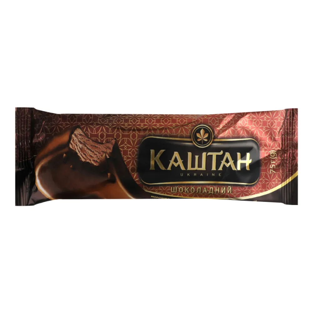 Морозиво Хладик Каштан шокол. 75гр  арт. 02498 