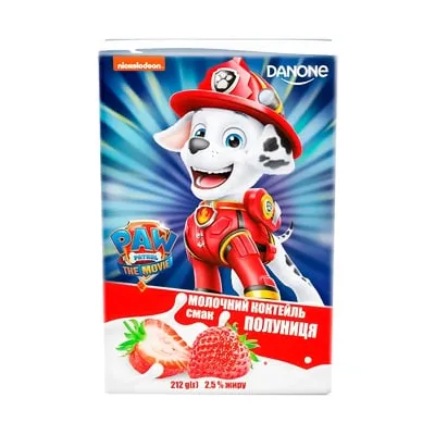 Молочний коктейль Danone полун 2/5% 212гр  арт. 00999
