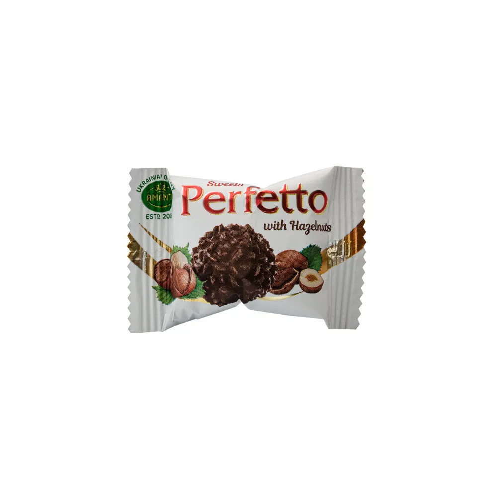 Цукерки Perfetto з мигдалем та з фундком (ваг) арт. 02538 