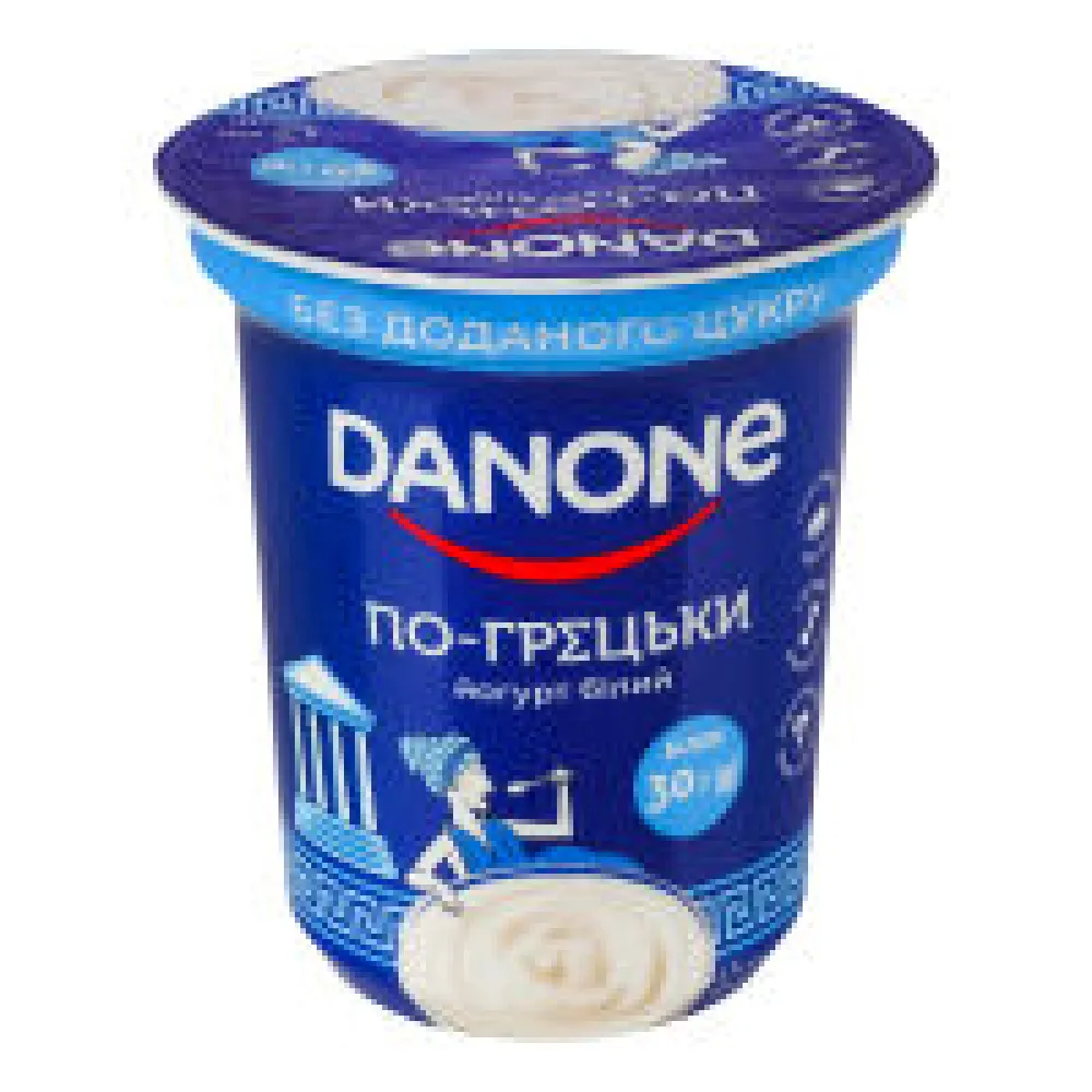 Йогурт Danone по-Грецьки 4% стак. 350гр  арт. 10112 