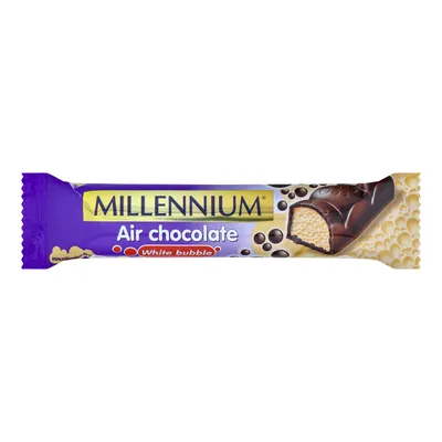 Батончик Millennium пористий мол.та біл. 22гр  арт. 07261