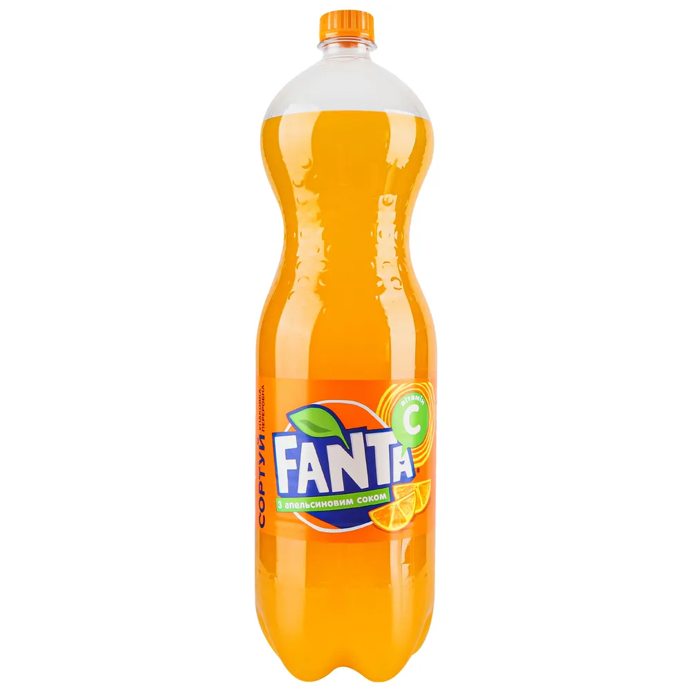 Напій газований Fanta Апельсин 1,75л  арт. 01469 