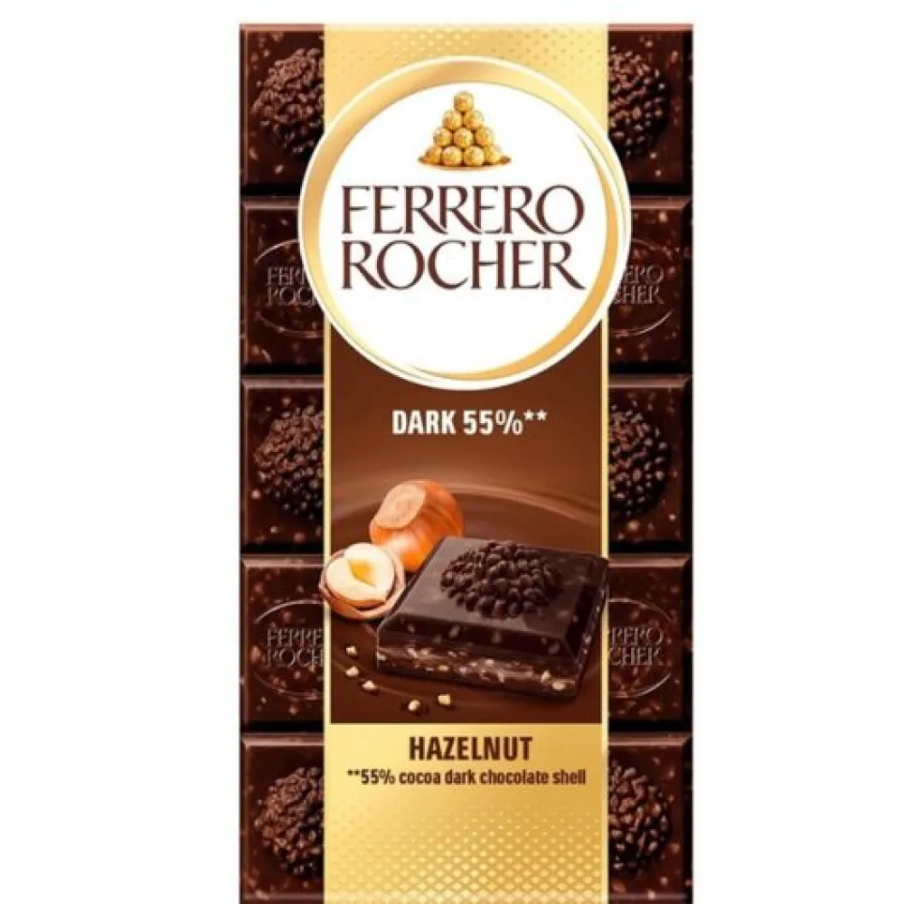 Шоколад Ferrero Rocher Горіх 90гр  арт. 07937 
