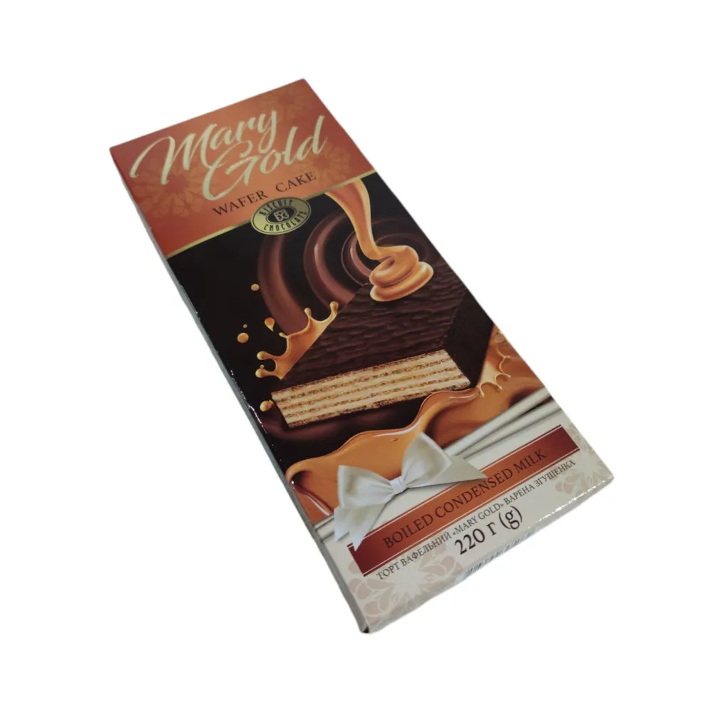 Торт ХБФ вафельний Mary Gold 220гр  арт. 08592 
