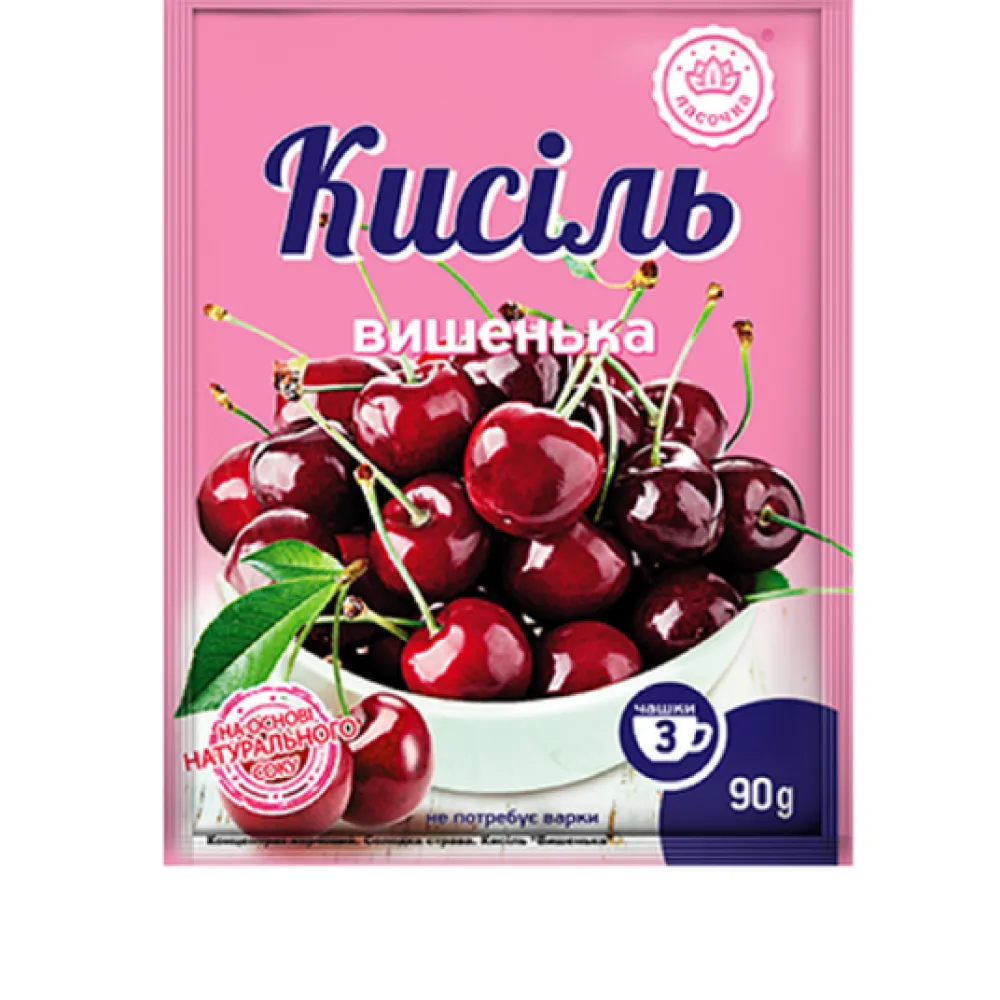 Кисіль Ласочка Вишня 90гр  арт. 07755 