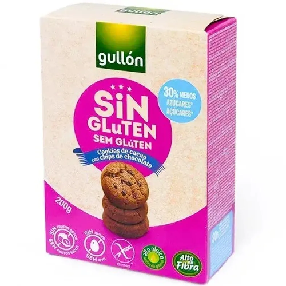 Печиво Gullon Cookies with chocolate chips 200гр  арт. 05406 