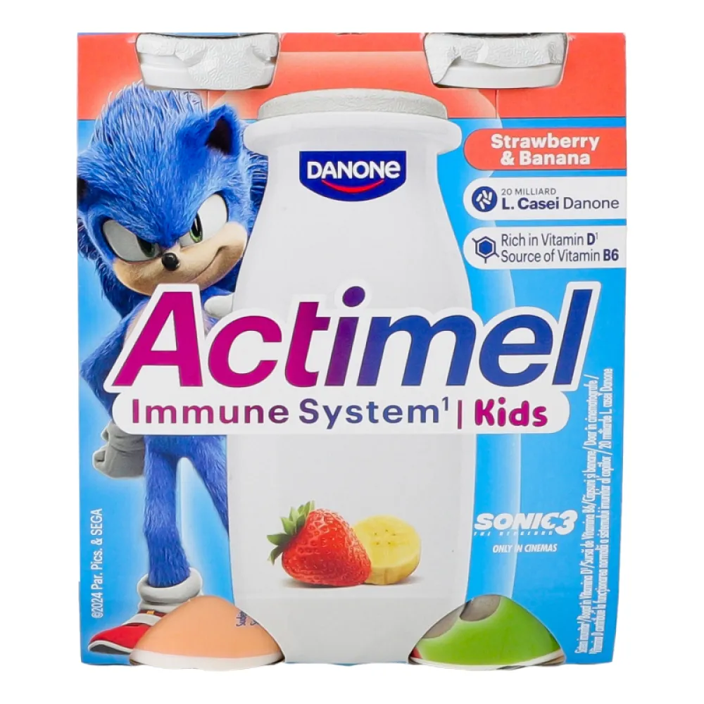 Йогурт Actimel пол-бан 4шт*100гр  арт. 08211 