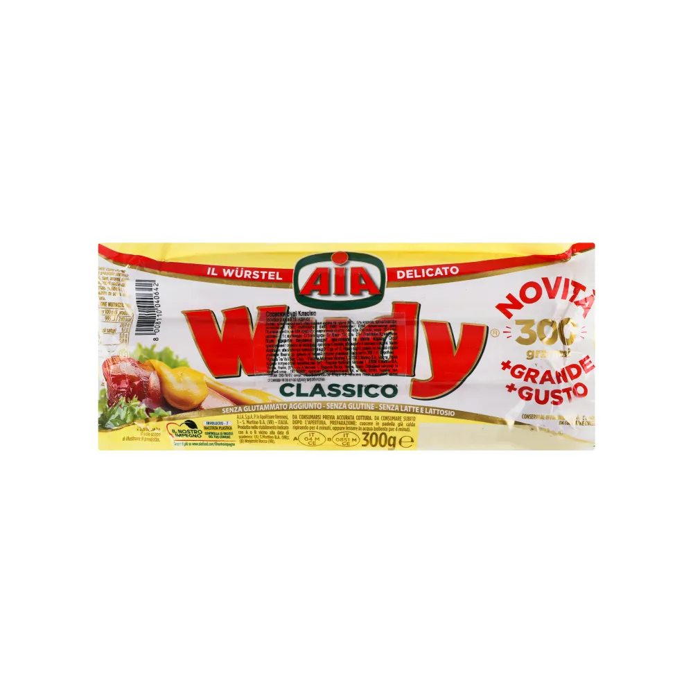 Сосиски Aia Wudy 300гр  арт. 08335 