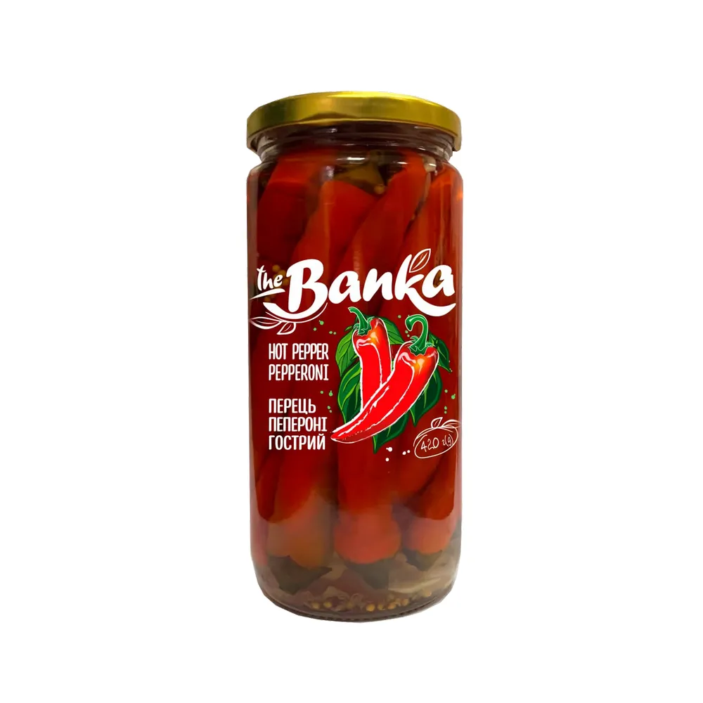 Перець The Banka Пепероні гострий 400гр  арт. 04514 