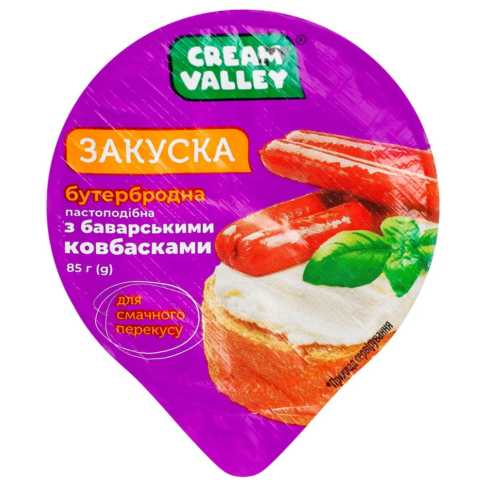 Закуска Cream Valley з бав.ковбасками 85гр  арт. 09750  - фото 1