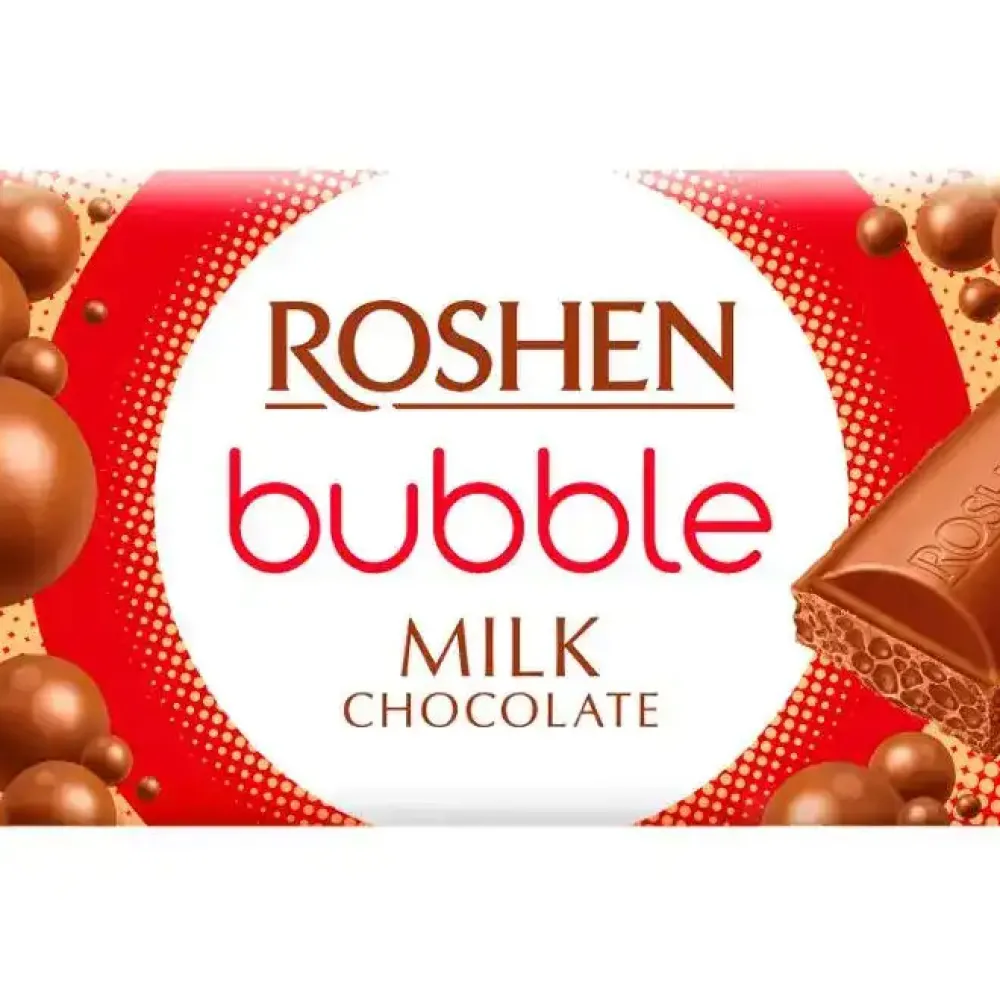 Шоколад Roshen Пористий молочний 80гр  арт. 04205 