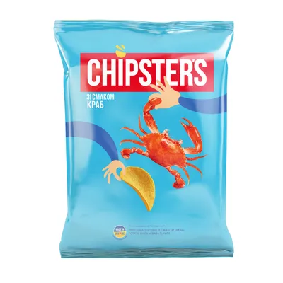 Чипси Chipster's краб 100гр  арт. 06702