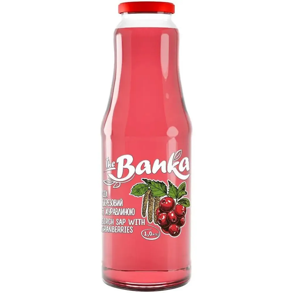 Сік The Banka Березовий з журавлиною 1л  арт. 09452 