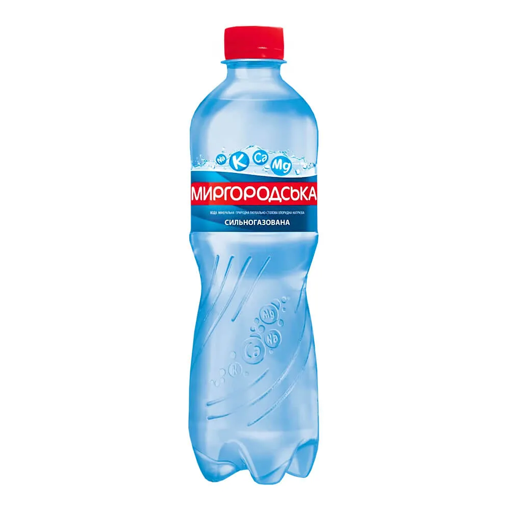 Вода Миргородська Сильногаз. 0,5л  арт. 06311 