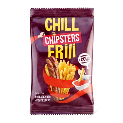Картопля Chipster's Солом.Ковб.барб з кетч. 55гр  арт. 04380