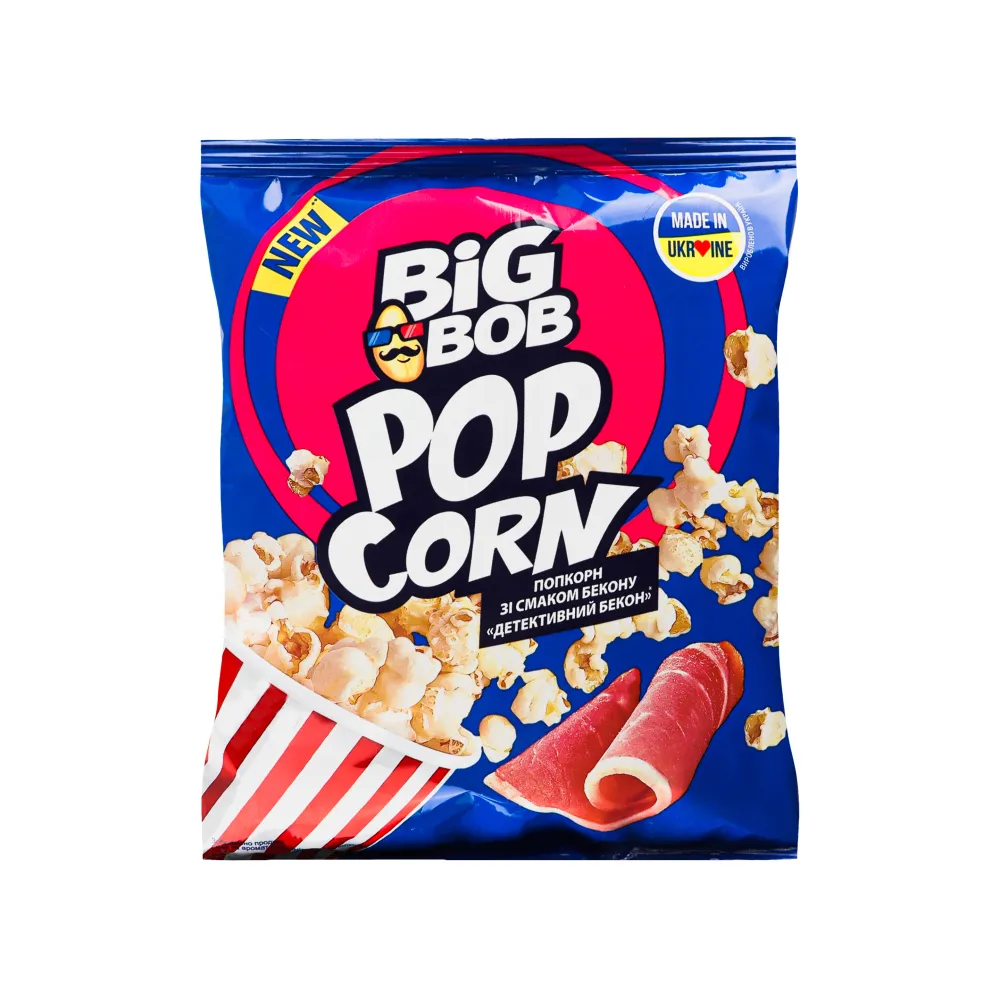 Попкорн Big Bob Детективний бекон 25гр  арт. 03151 