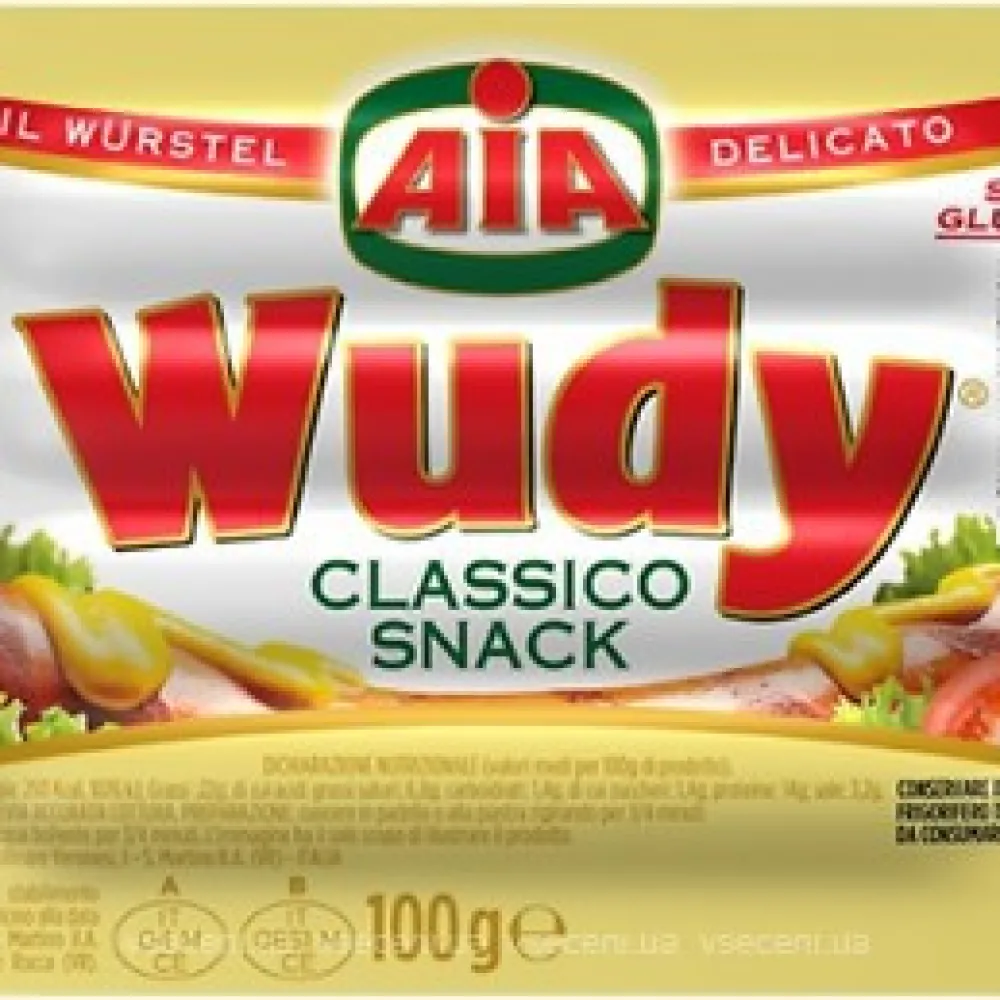 Сосиски Aia Wudy 100гр  арт. 07967 