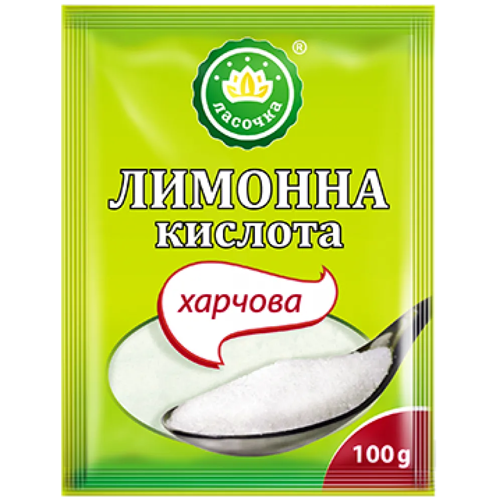 Лимонна кислота Ласочка 100гр  арт. 02553 