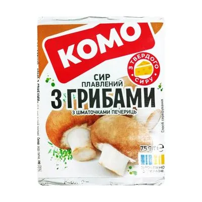 Сир плав. Комо Гриби 75гр  арт. 09551