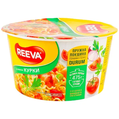 Вермішель швидкого приготування Reeva Смаж.Курка тар. 75гр  арт. 10893