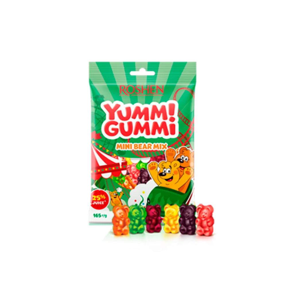 Желейна цукерка Yummi Gummi Mini Bear Mix 165гр  арт. 08993 