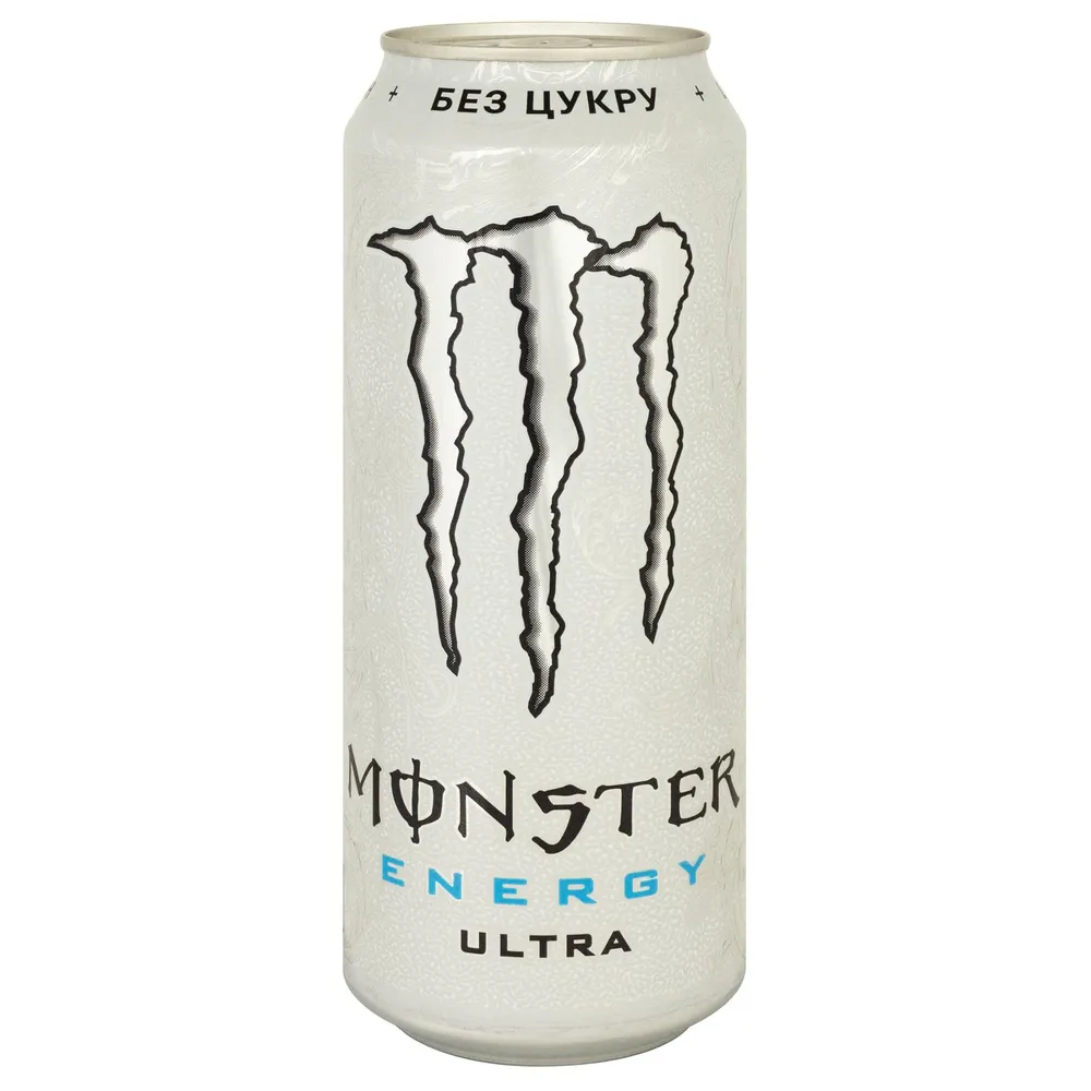 Енергетичний напій Monster Ultra з/б 0.5л  арт. 07591 