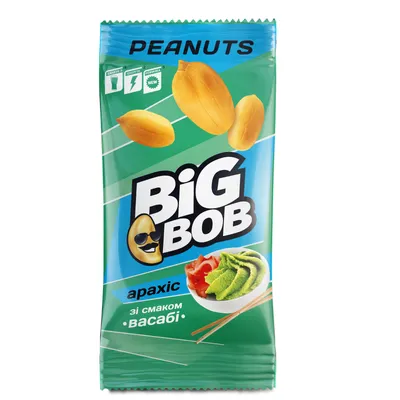 Арахіс Big Bob Васабі 60гр  арт. 07751