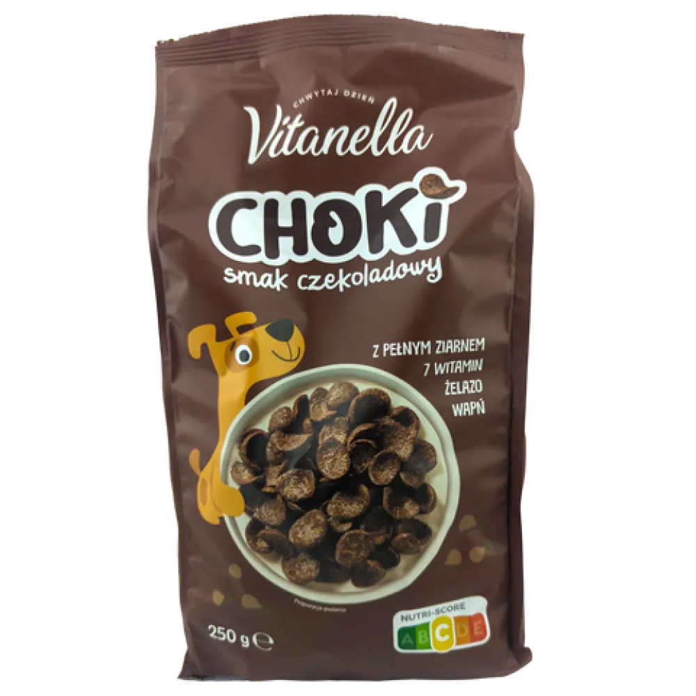 Сухий сніданок Vitanella шоколад 250гр  арт. 08191 