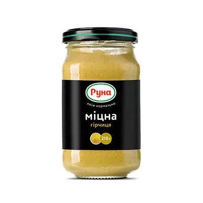 Гірчиця Руна Міцна 210гр  арт. 06056
