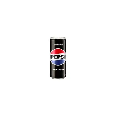 Напій газований Pepsi 0 цукру з/б 0,33л  арт. 10817