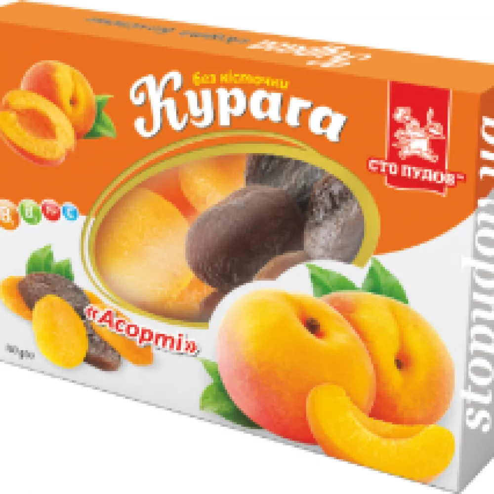 Курага Сто Пудів короб. 150гр  арт. 01215 
