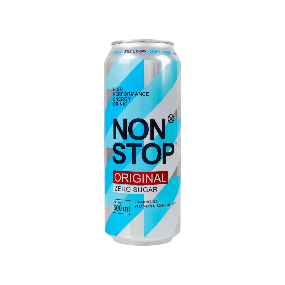 Енергетичний напій Non Stop Original б/ц 0,5л  арт. 09792 