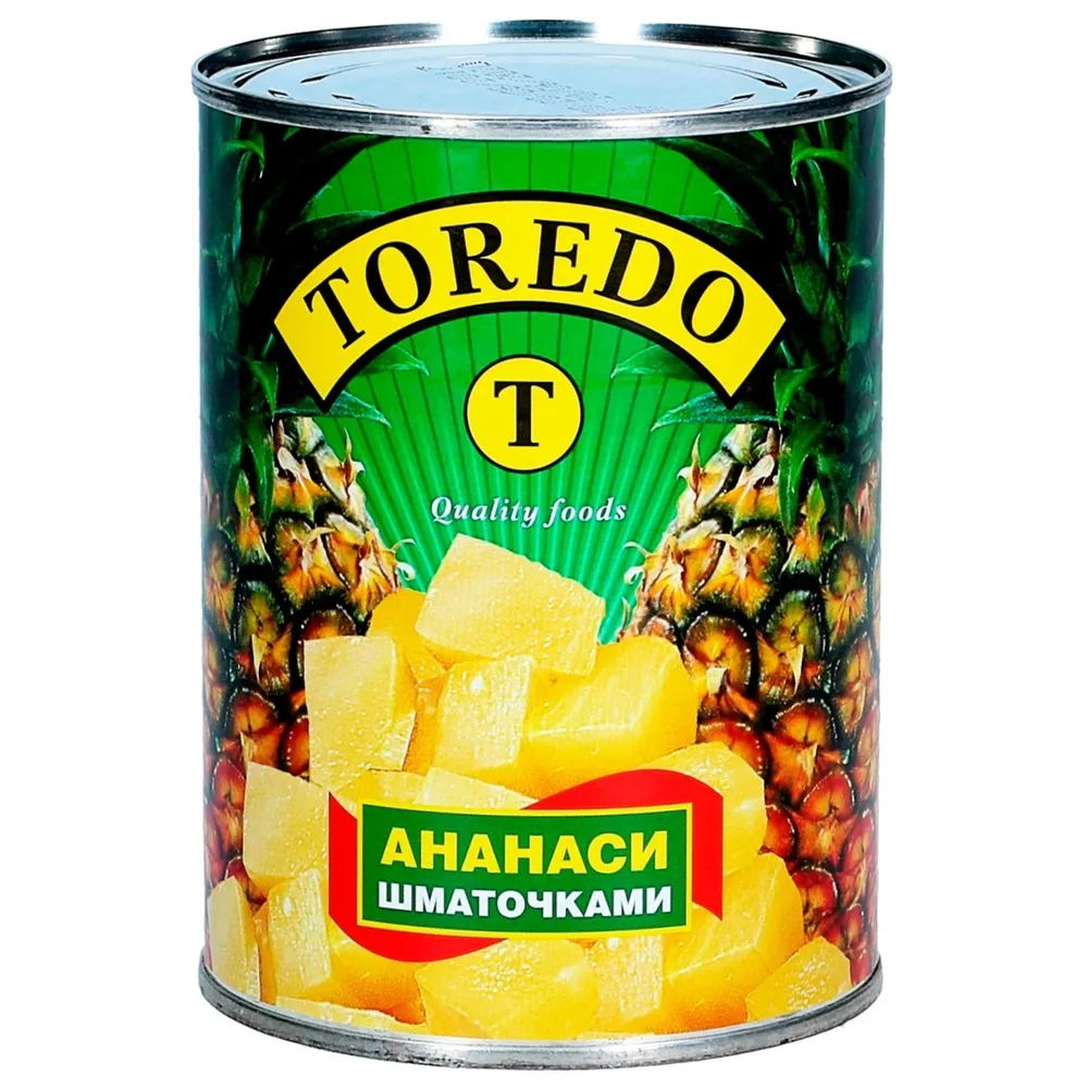 Ананас Toredo шматочками 565гр  арт. 02192 