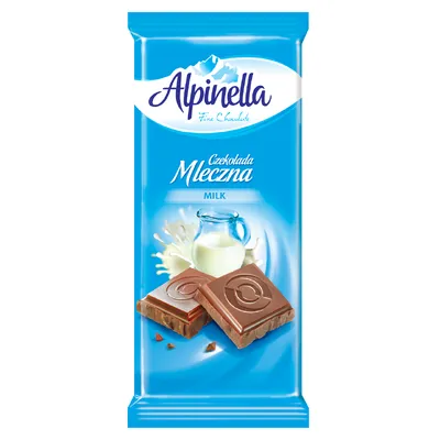 Шоколад Alpinella Mleczna 90гр  арт. 10329