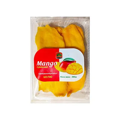 Манго сушене 1111 250гр  арт. 09135