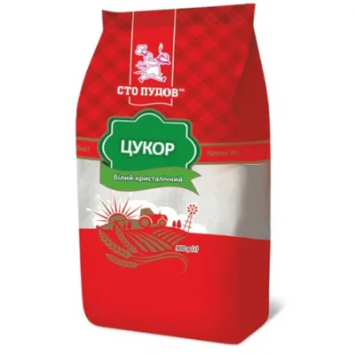 Цукор Сто Пудів 0,9кг  арт. 08172