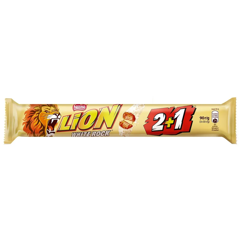 Батончик Nestle Lion White 90гр  арт. 08410 