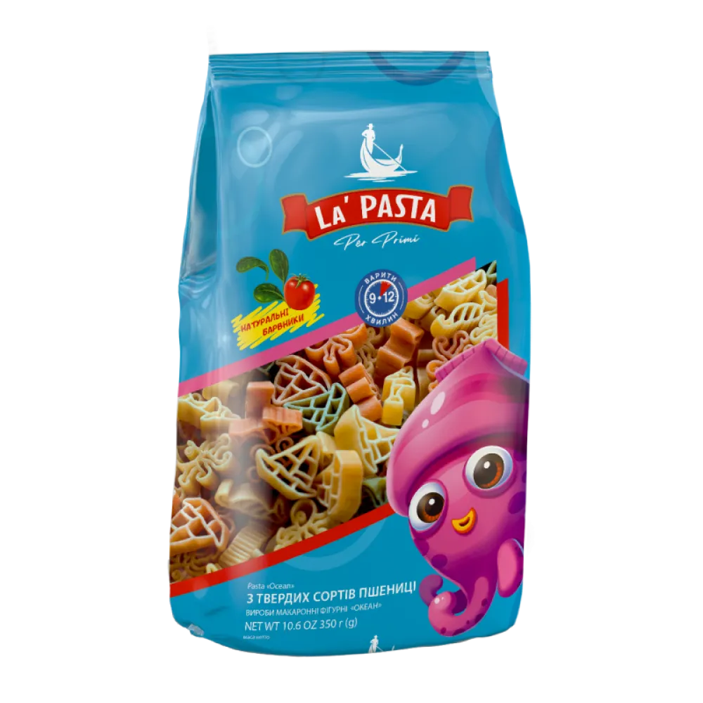 Макарони La Pasta Океан 350гр  арт. 08255 
