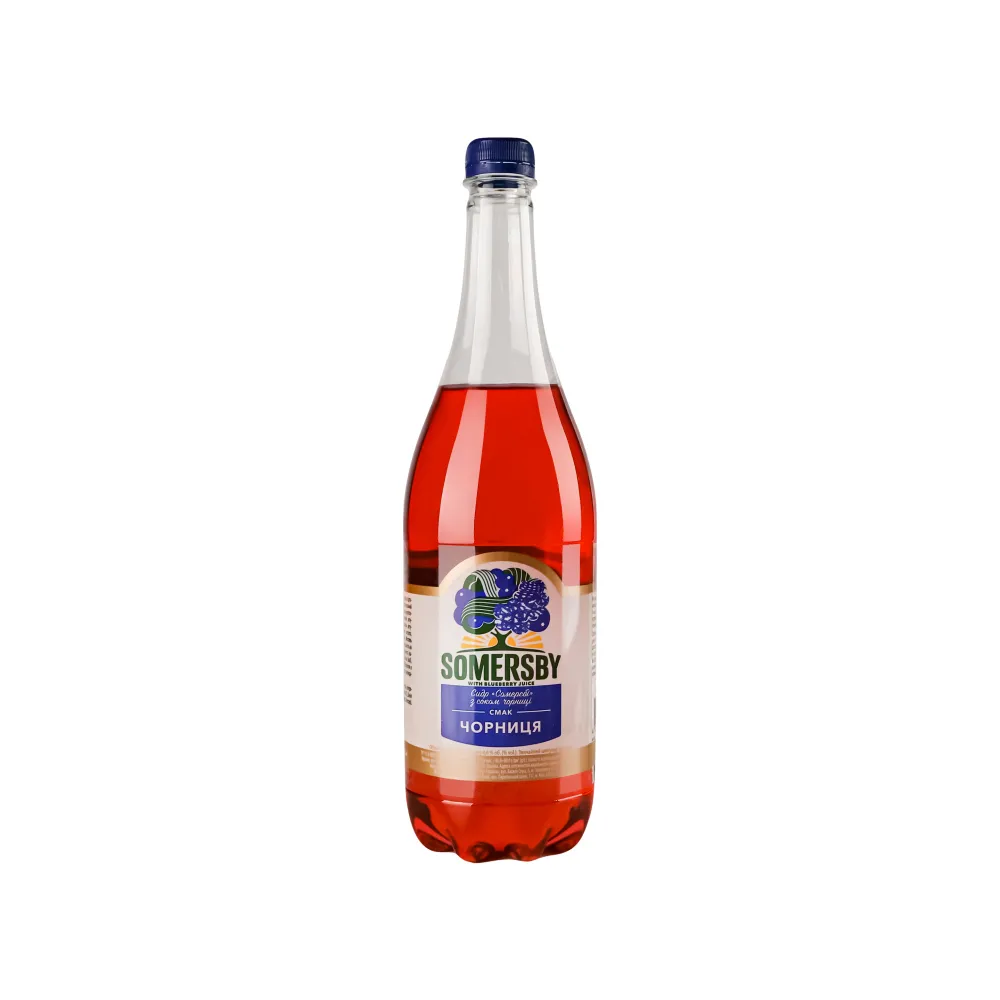 Напій слабоалкогольний Сидр Somersby Чорниця 0,95л  арт. 03182 