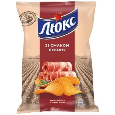 Чипси Люкс Бекон 125гр  арт. 08329